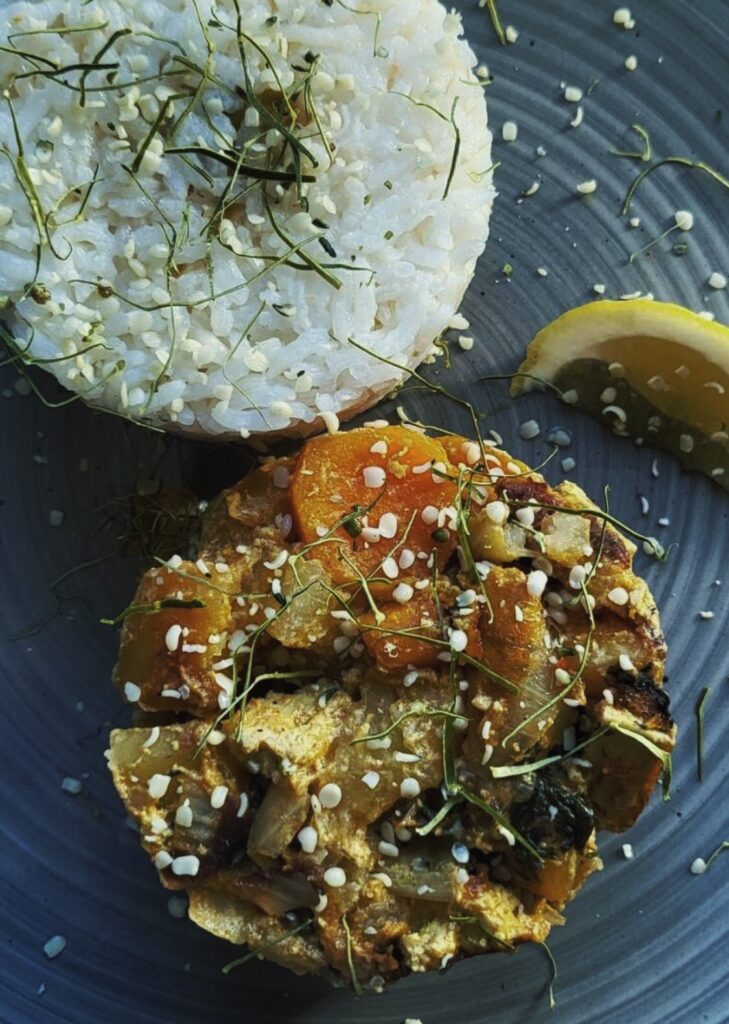 Curry aux légumes & chanvre